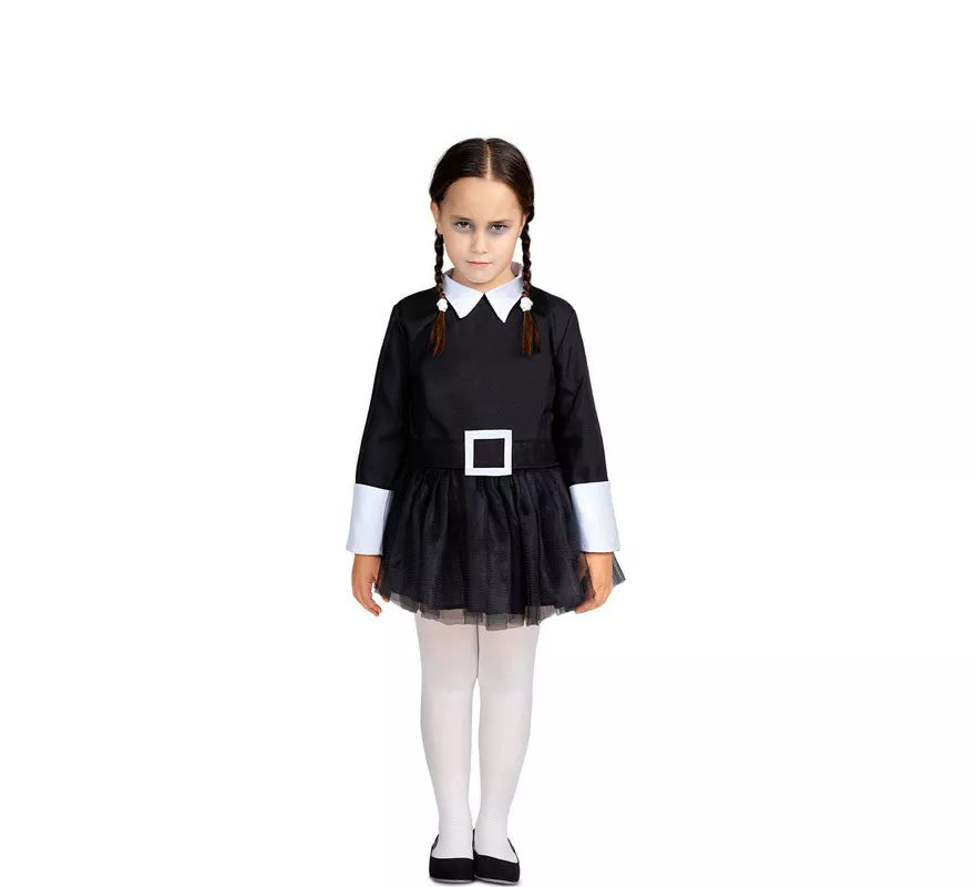 Translation missing: es.Disfraz de Niña Siniestra con falda para niña