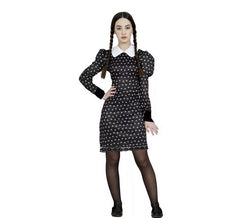 Déguisement Sinister Girl à pois pour ado