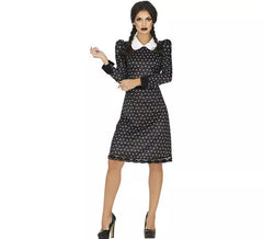 Déguisement Sinister Girl à pois femme