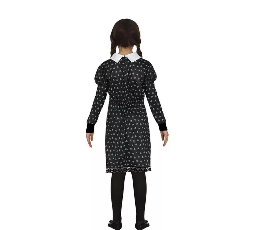 Translation missing: fr.Disfraz de Niña Siniestra con lunares para niña