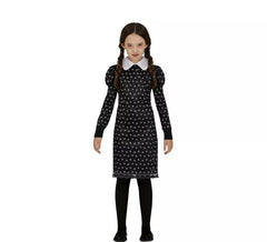 Déguisement Sinister Girl à pois pour fille