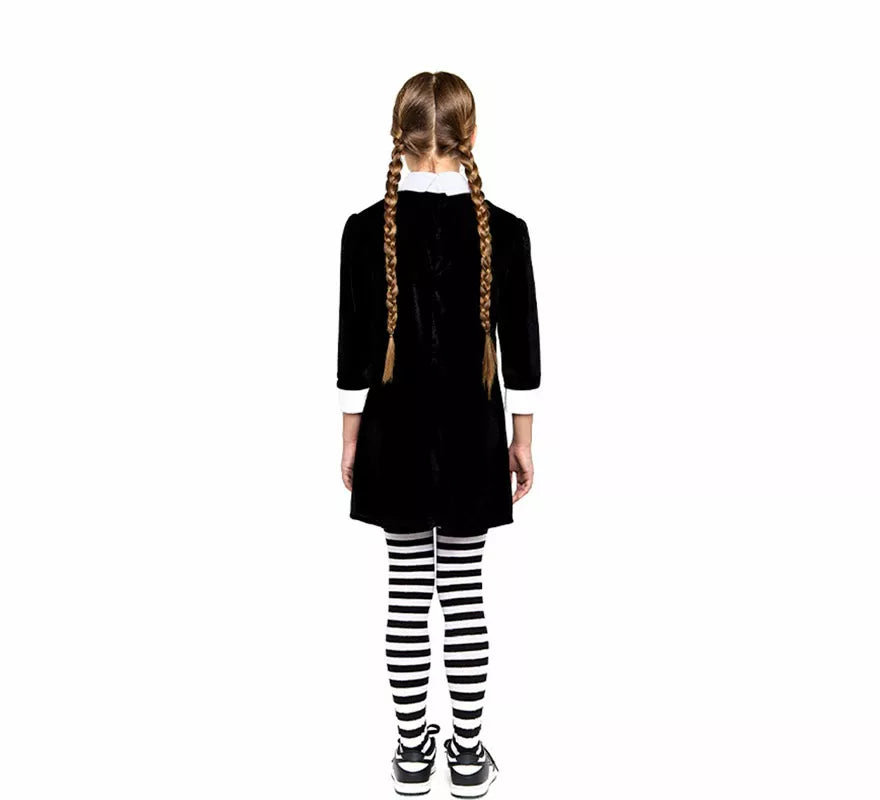 Translation missing: fr.Disfraz de Niña Siniestra de Terciopelo para niña