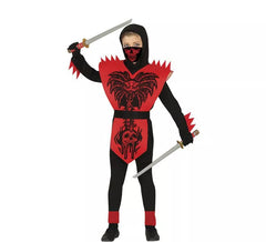 Déguisement Cobra Ninja rouge et noir enfant