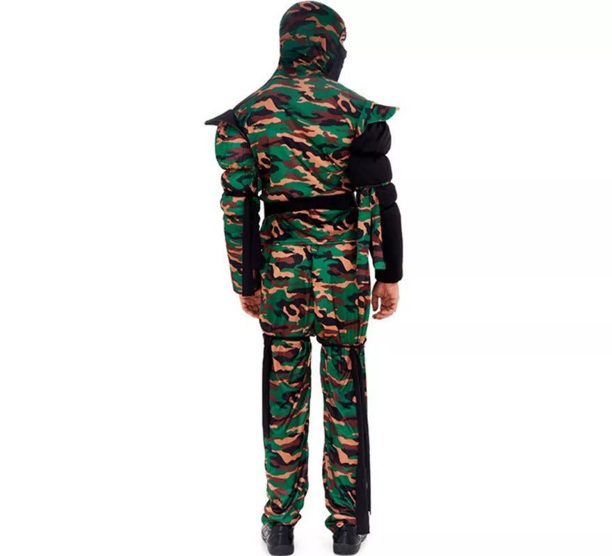 Translation missing: fr.Disfraz de Ninja Comando Camuflaje para hombre