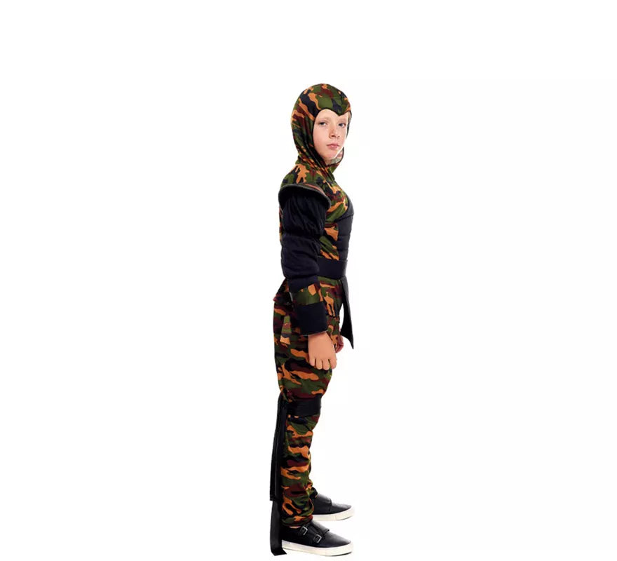 Translation missing: fr.Disfraz de Ninja Comando Camuflaje para niño