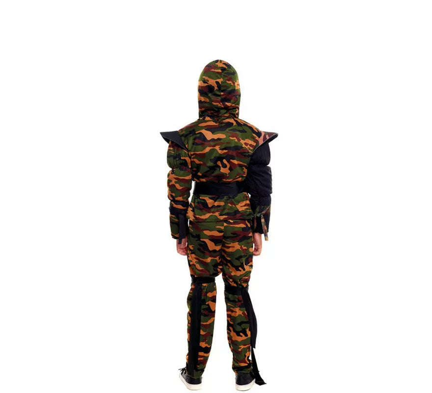 Translation missing: fr.Disfraz de Ninja Comando Camuflaje para niño
