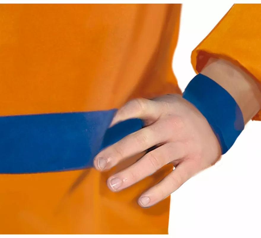 Translation missing: fr.Disfraz de Ninja de Anime Naranja y Azul para adolescente