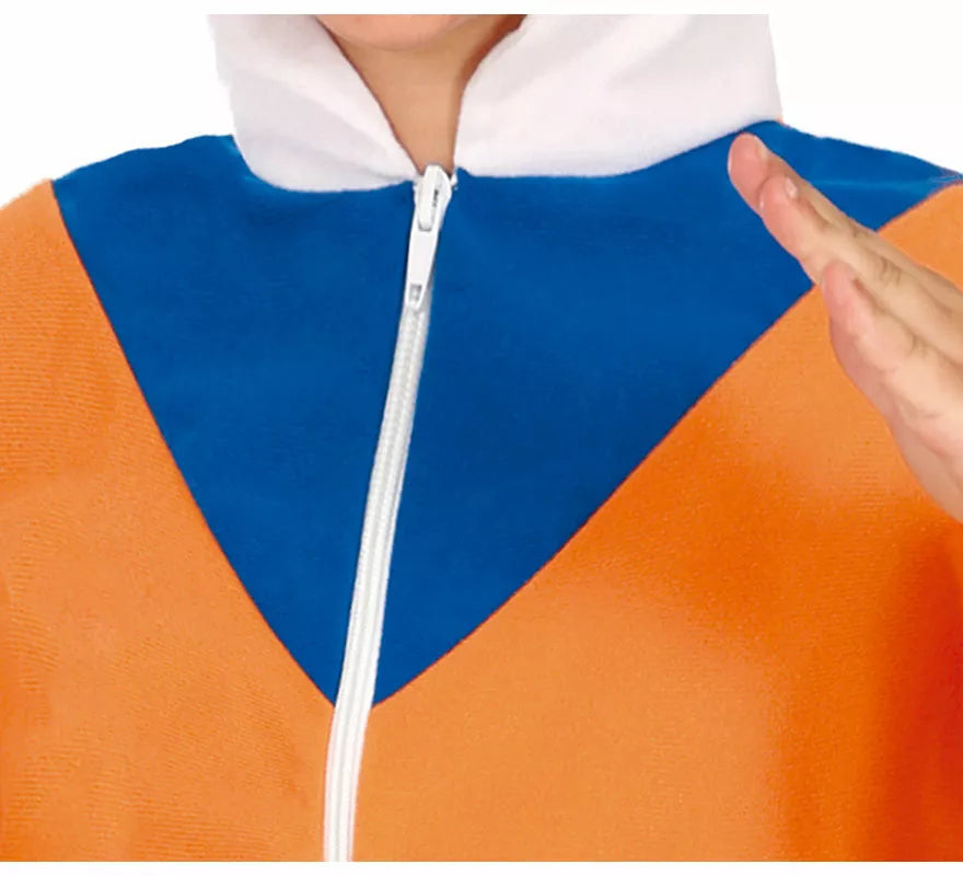 Translation missing: fr.Disfraz de Ninja de Anime Naranja y Azul para niño
