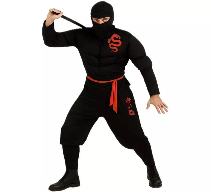 Translation missing: fr.Disfraz de Ninja del Dragón para hombre