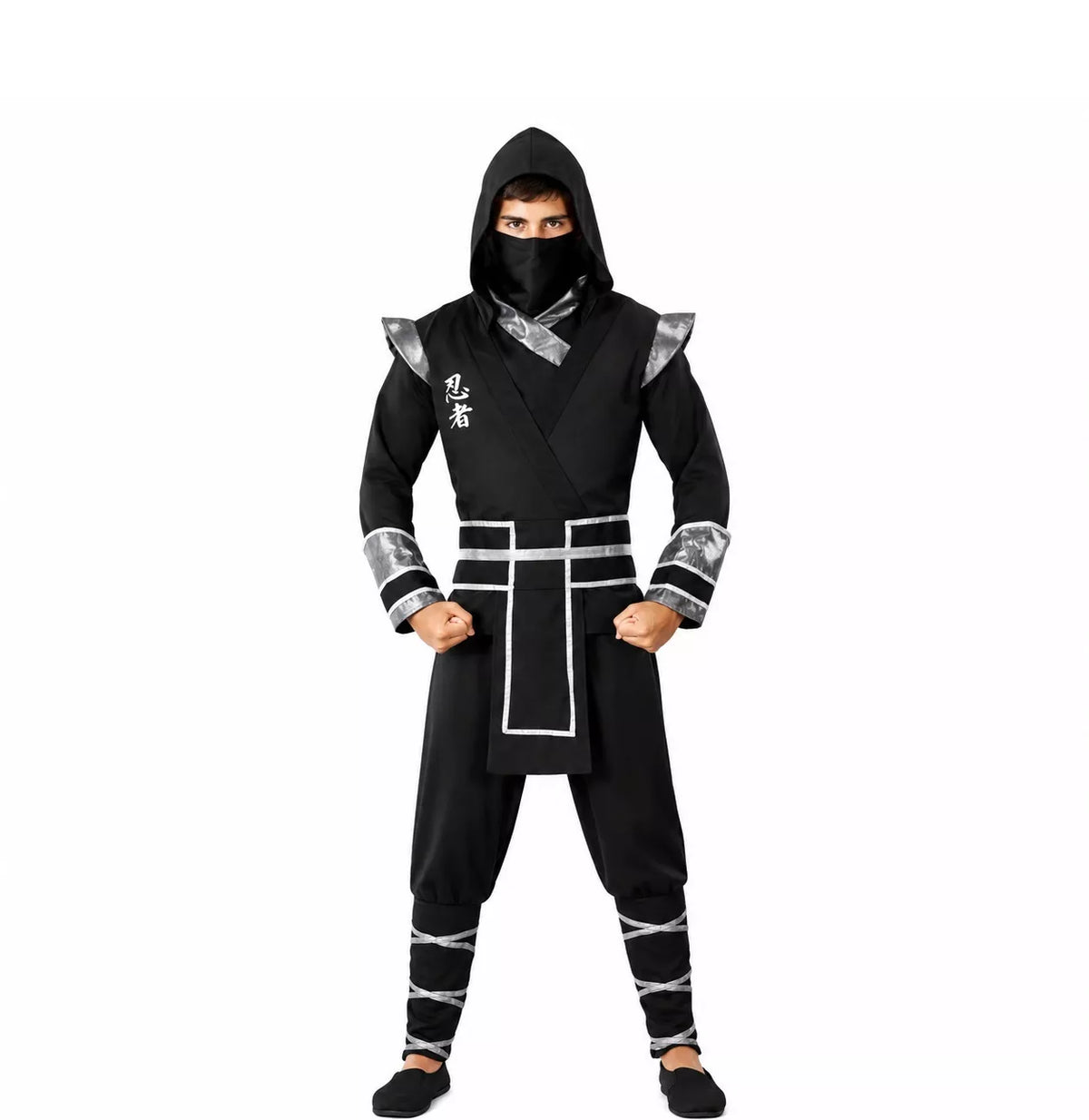 Translation missing: fr.Disfraz de Ninja Negro para hombre