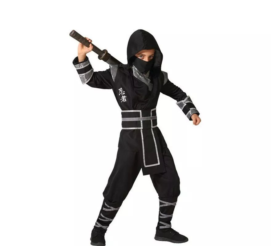 Translation missing: fr.Disfraz de Ninja Negro para niño