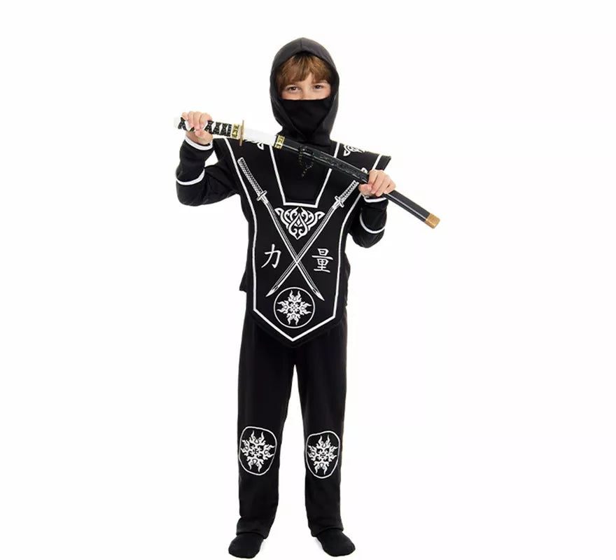 Translation missing: fr.Disfraz de Ninja negro para niño