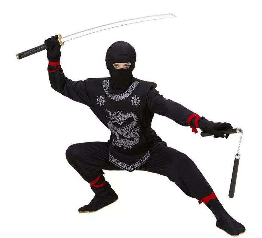 Translation missing: fr.Disfraz de Ninja negro para niño