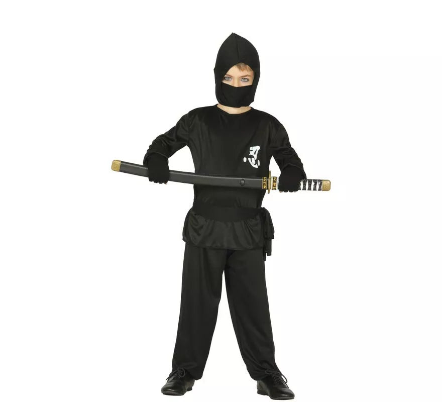 Translation missing: fr.Disfraz de Ninja negro para niño