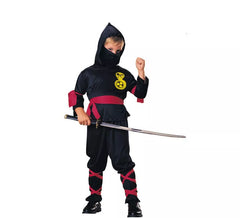 Déguisement de Ninja Noir pour enfants plusieurs tailles