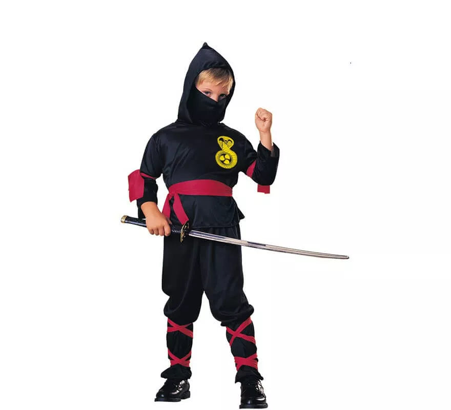 Translation missing: fr.Disfraz de Ninja Negro para niños