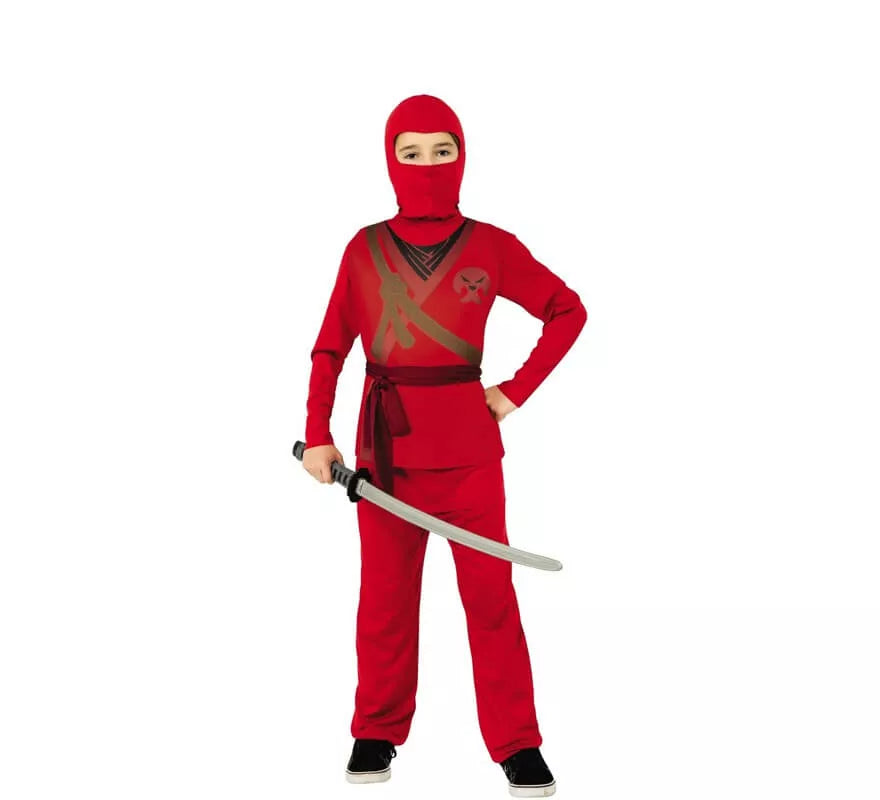 Disfraz de Ninja Rojo para niño