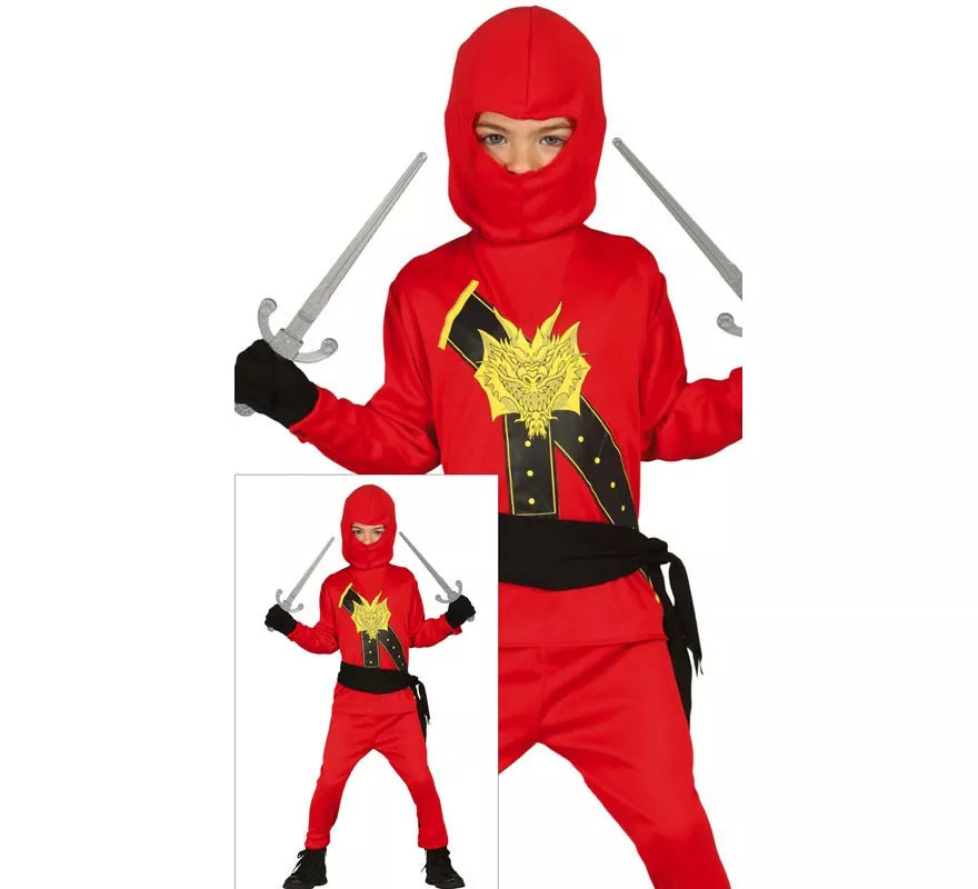 Translation missing: fr.Disfraz de Ninja rojo para niño