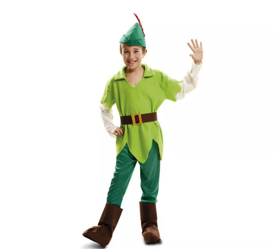 Translation missing: fr.Disfraz de Niño Volador verde para niño