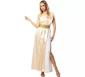 Disfraz de Noble Romana beige deluxe para mujer