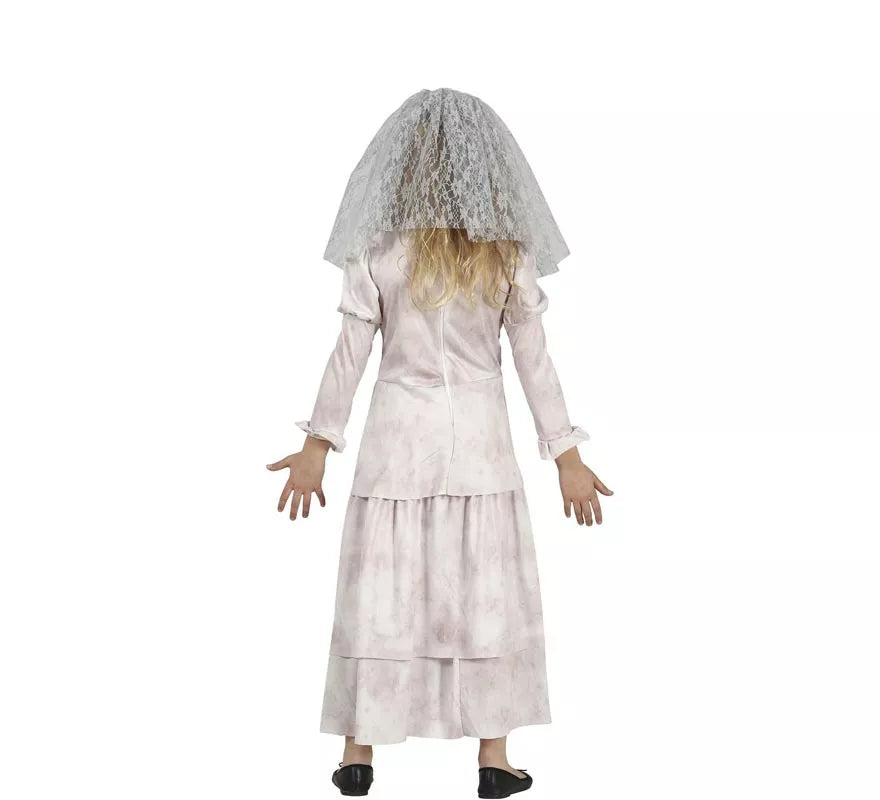 Translation missing: fr.Disfraz de Novia Fantasma Triste para niña