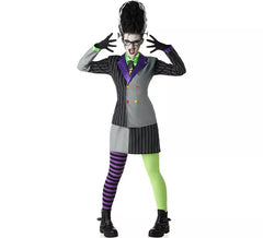 de mariée Frankenstein Costume rayé pour femme