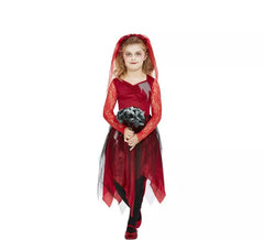 Red Zombie costume mariée pour les filles