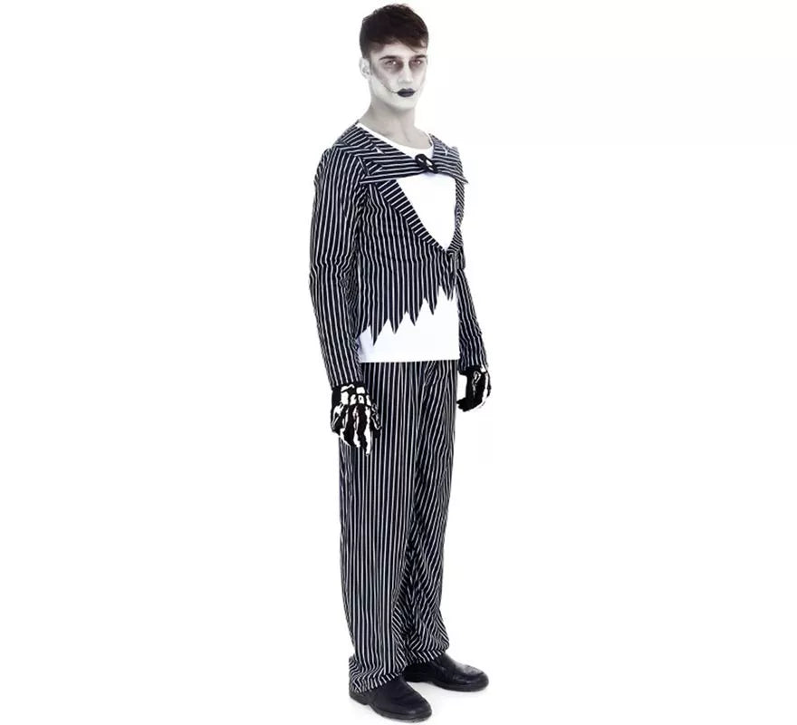 Translation missing: fr.Disfraz de Novio Halloween a rayas para hombre