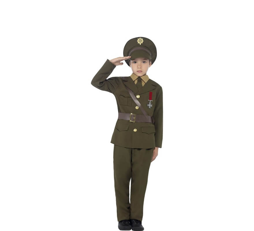 Translation missing: fr.Disfraz de Oficial del Ejército para niño