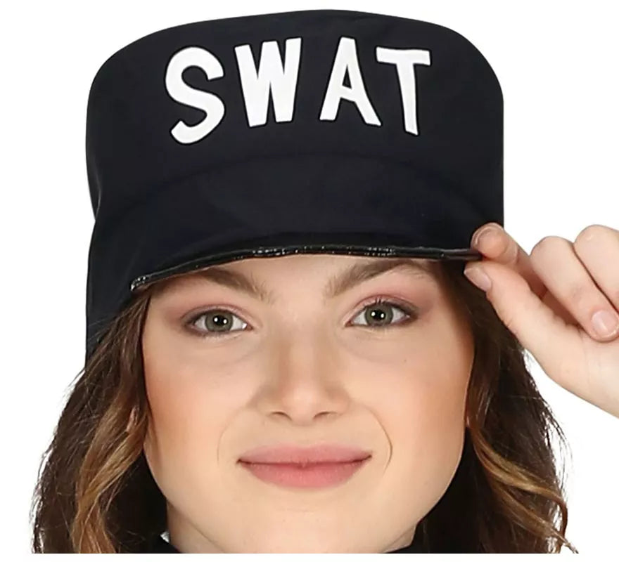 Translation missing: fr.Disfraz de Oficial Swat con falda para adolescente
