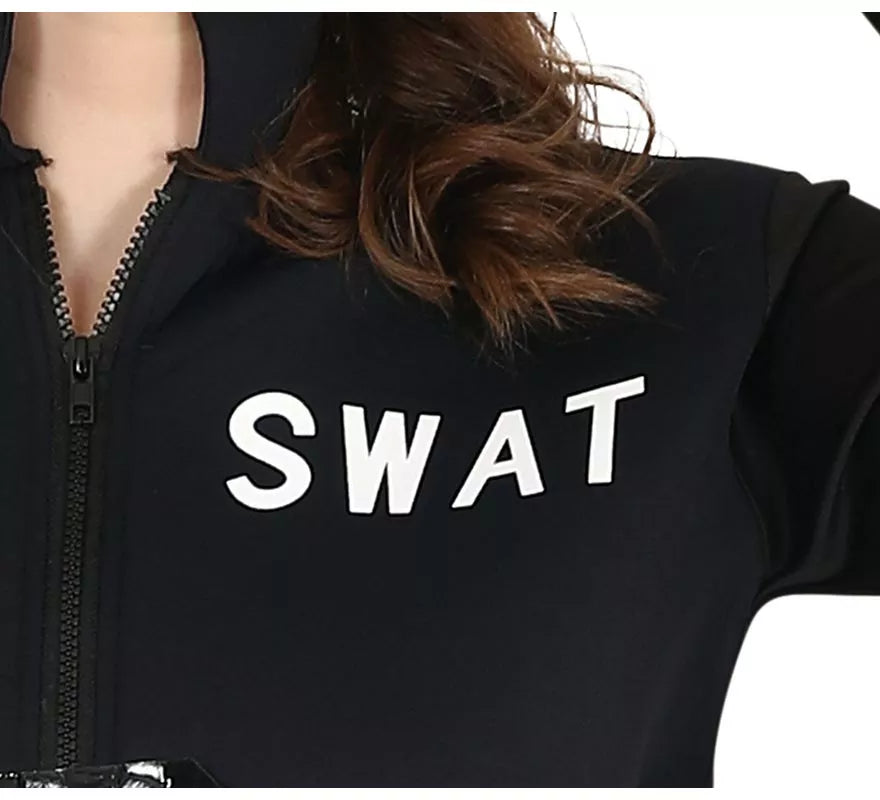 Translation missing: fr.Disfraz de Oficial Swat con falda para adolescente