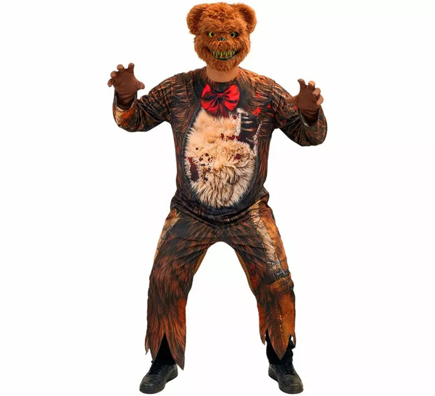 Translation missing: fr.Disfraz de Oso Zombie con Máscara para hombre