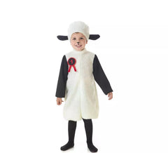 Déguisement mouton blanc avec capuche enfant