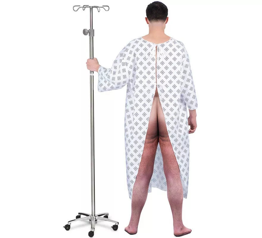 Translation missing: fr.Disfraz de Paciente de Hospital con bata para hombre