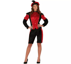 Déguisement Red Royal Page pour femme