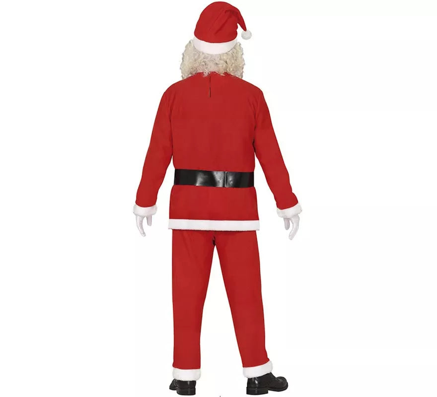 Translation missing: fr.Disfraz de Papá Noel con cinturón negro para hombre