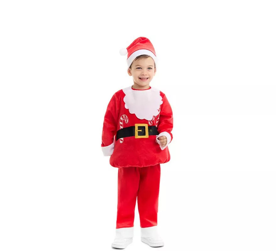 Translation missing: fr.Disfraz de Papá Noel con gorro para bebé y niño