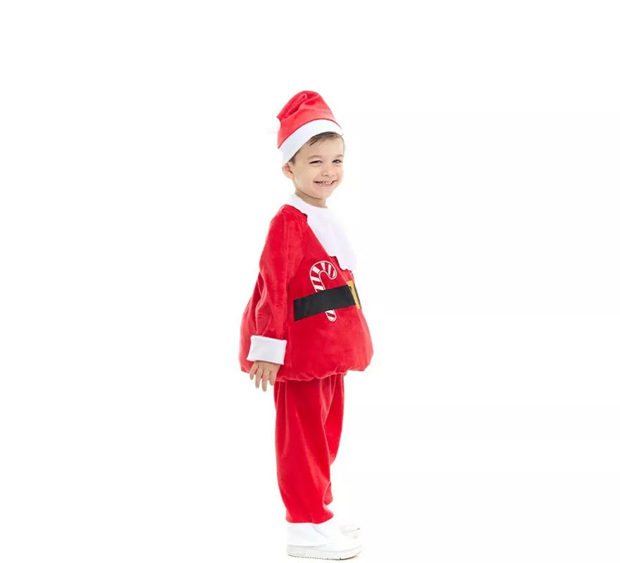 Translation missing: fr.Disfraz de Papá Noel con gorro para bebé y niño