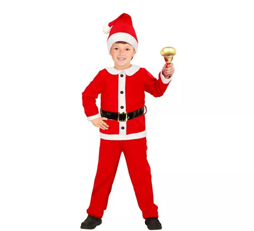 Translation missing: fr.Disfraz de Papá Noel de Franela para niño