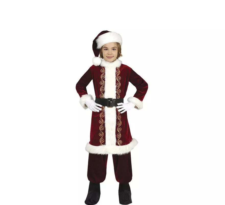Translation missing: fr.Disfraz de Papá Noel Largo para niño