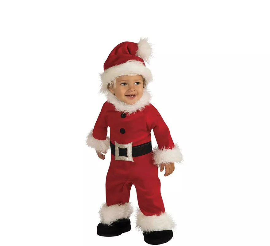 Translation missing: fr.Disfraz de Papá Noel Luxe para bebé