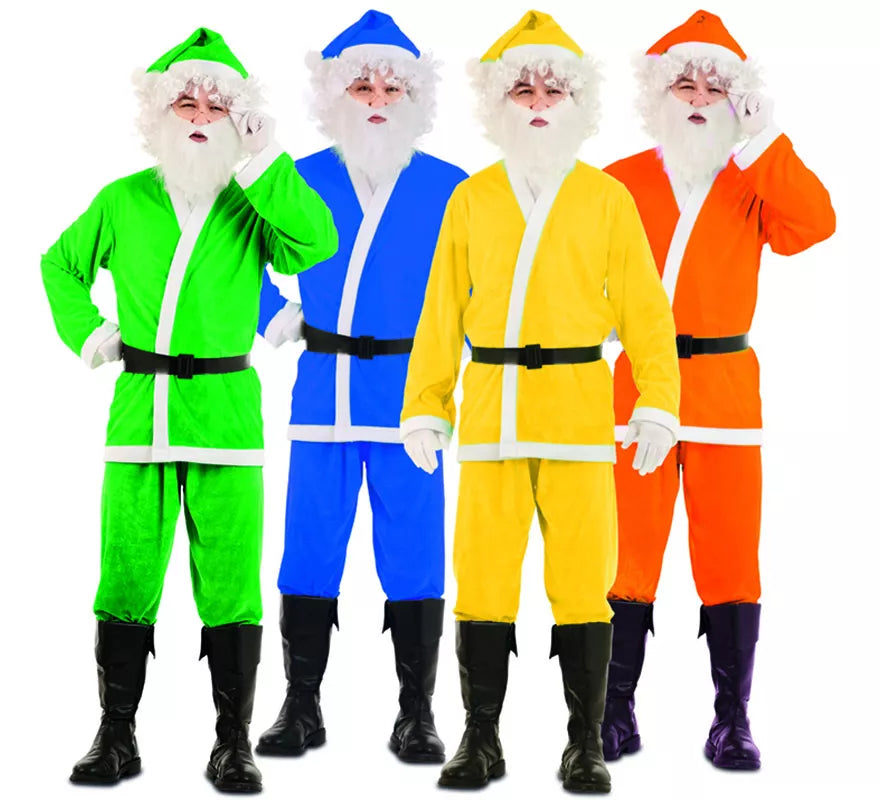 Translation missing: fr.Disfraz de Papa Noel Naranja para hombre