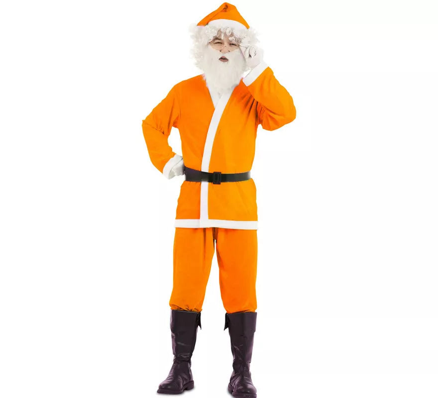 Translation missing: fr.Disfraz de Papa Noel Naranja para hombre