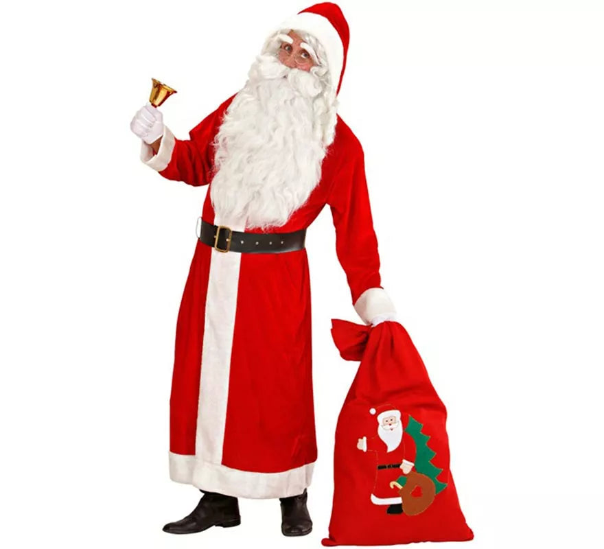 Translation missing: fr.Disfraz de Papá Noel Súper Lujo de Terciopelo para hombre