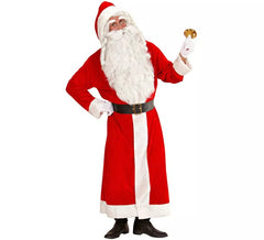 Costume de Père Noël en velours super luxueux pour homme