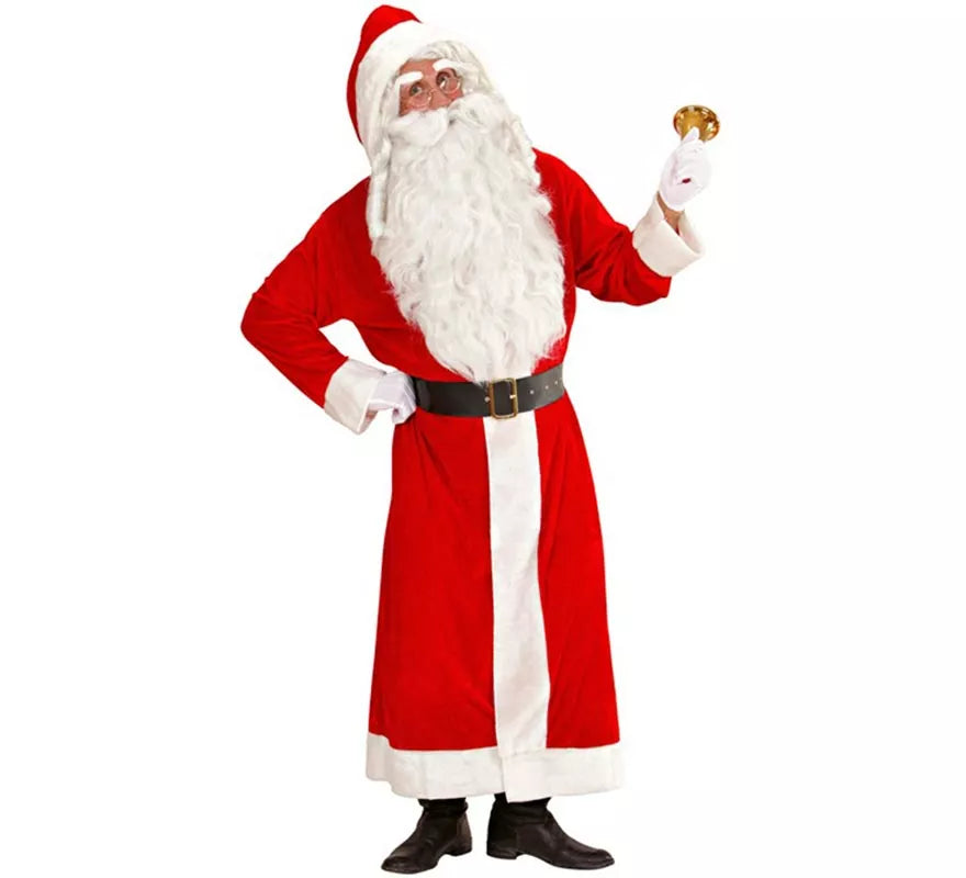 Translation missing: fr.Disfraz de Papá Noel Súper Lujo de Terciopelo para hombre