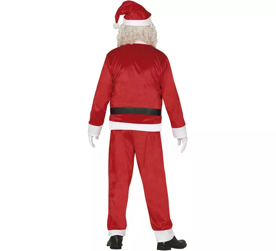 Translation missing: fr.Disfraz de Papá Noel tradicional rojo para hombre
