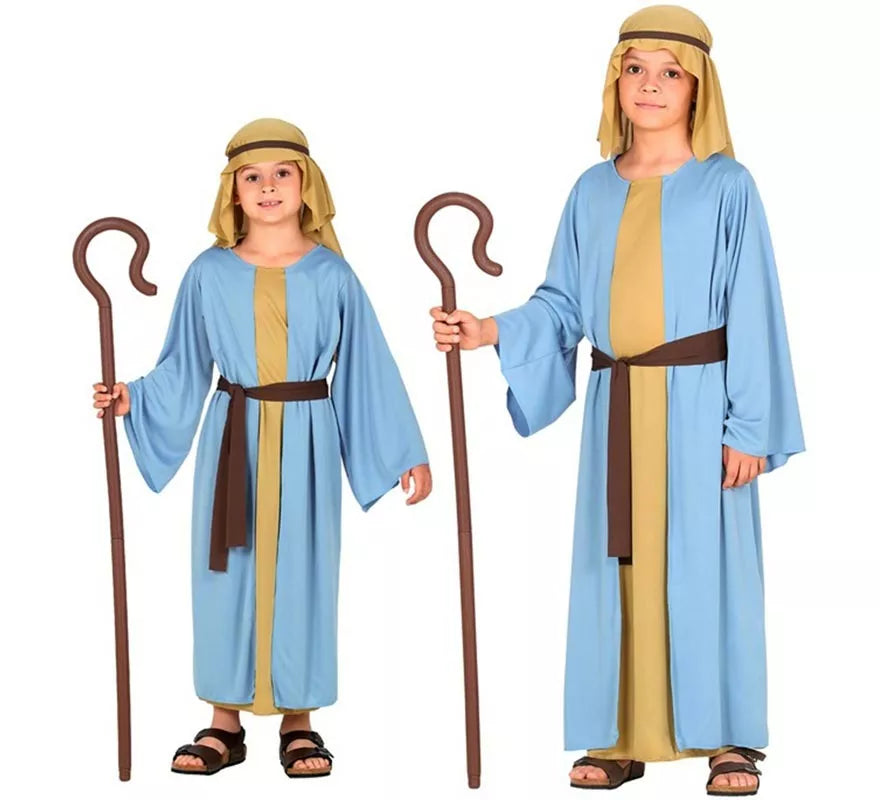 Disfraz de Pastor azul para niño