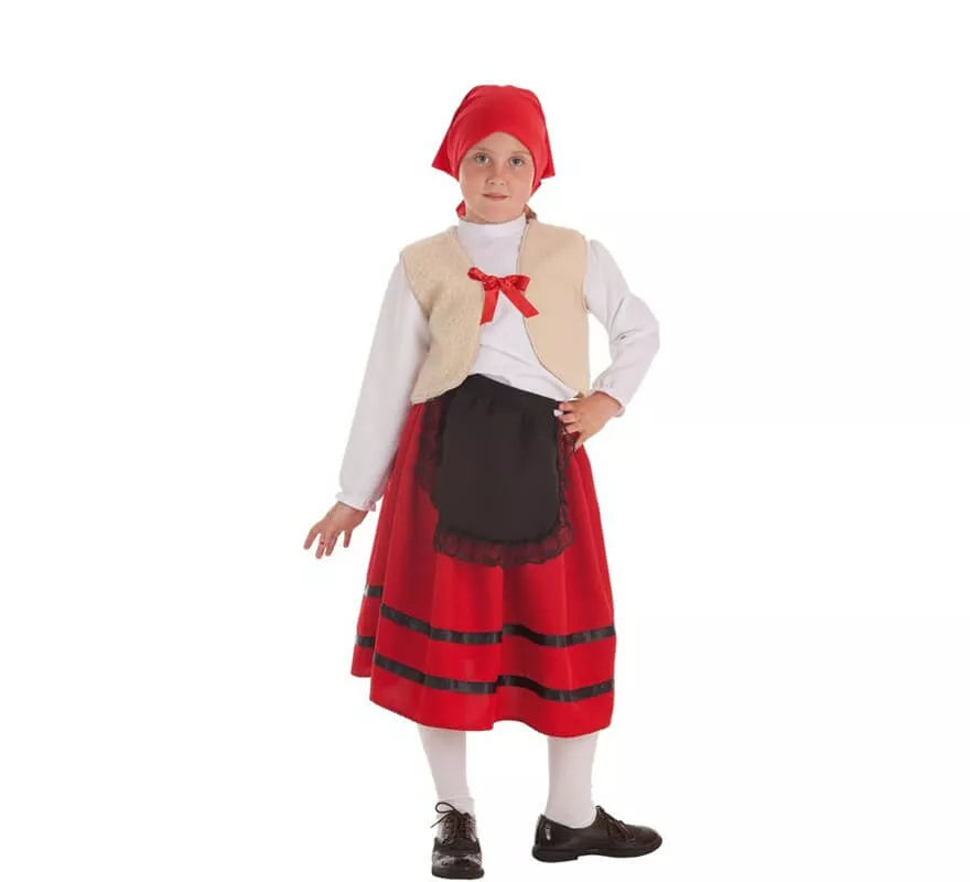 Translation missing: fr.Disfraz de Pastora con Chaleco para niña