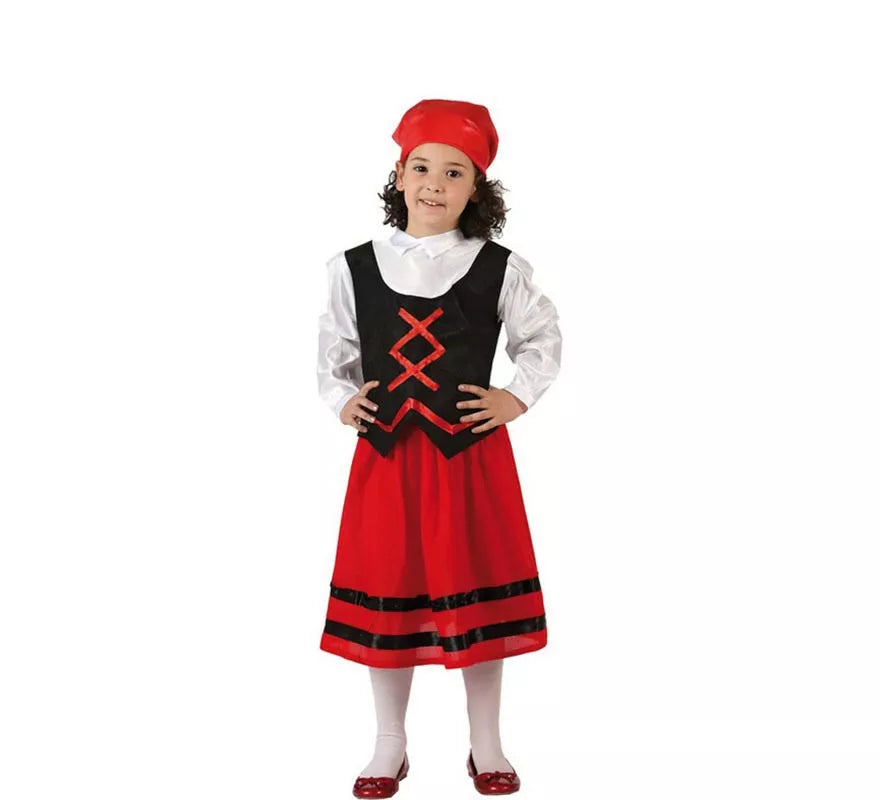 Translation missing: fr.Disfraz de Pastora Roja para niña